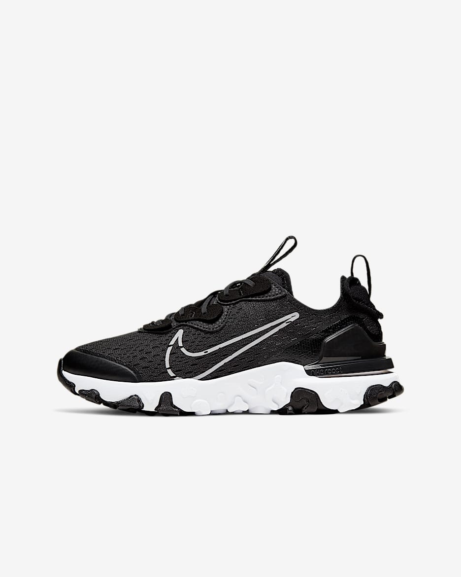 Nike react element 96 bambino nero shop